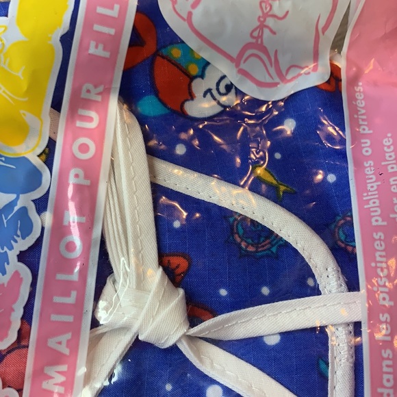 KOOSHIES Girls Blue Sea Swimsuit Reusable Diaper S - Picture 12 of 13